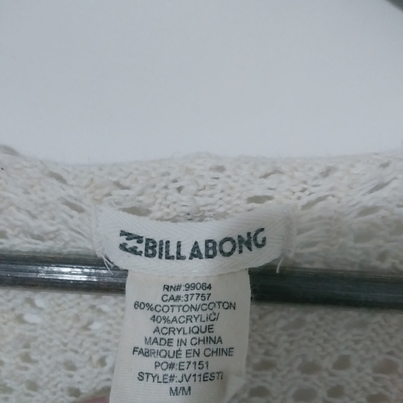 Billabong M String Natural Knit Tunic Top - Picture 6 of 10